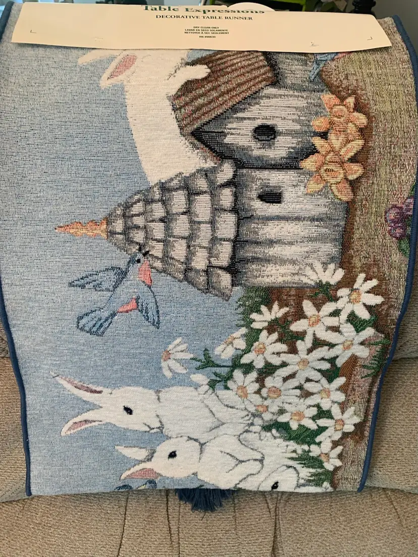 NOS Table Expressions Spring Table Runner 13 X 72 Inches