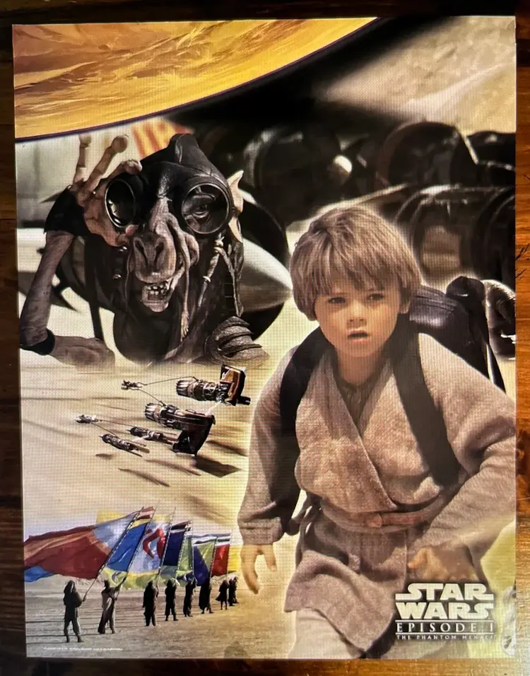 Star Wars Episode 1 Four Poster Mural (Taco Bell Promotion)