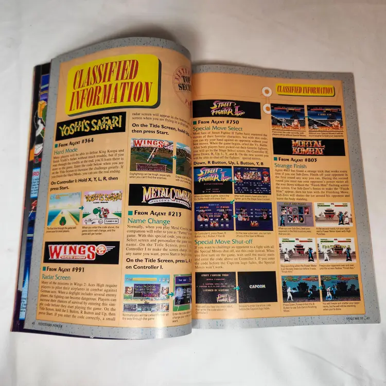 Nintendo Power Magazine Vol 55 Dec 1993 - Aladdin / Mega Man X Poster