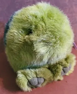 Vintage Puffkins 'Shelly 2-12-97' Plush Turtle c.1994