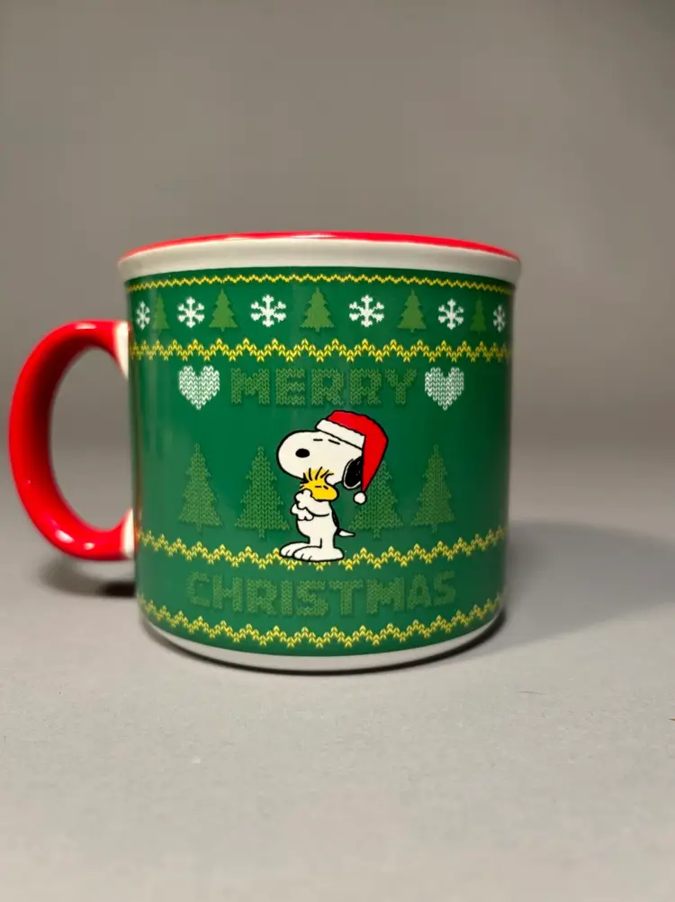 Green “Merry Christmas” Mug
