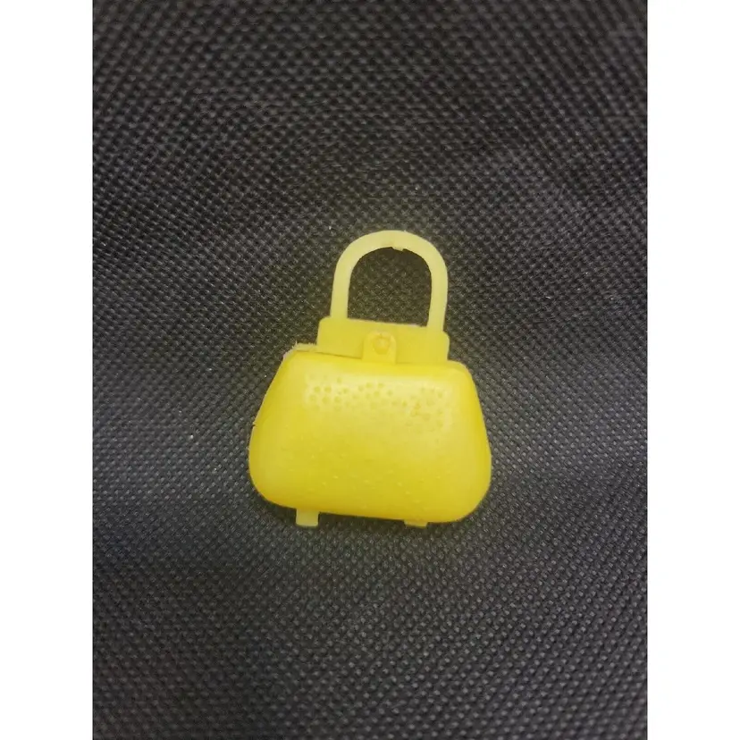 BARBIE Yellow Plastic Purse 1950s Rare Vintage