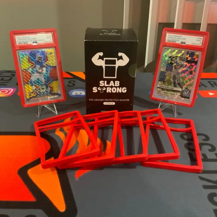 Slab Strong PSA Graded Protection Bumper 1 Piece RED