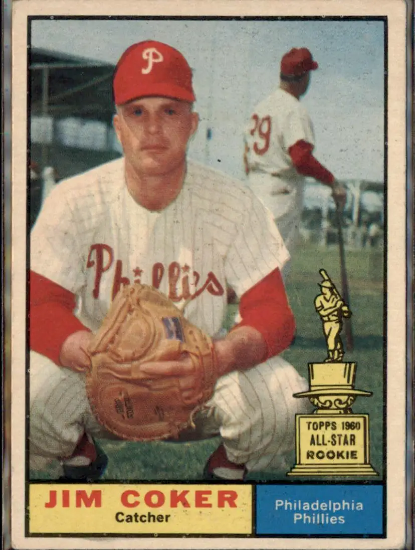 1961 Topps #144 Jim Coker - ( ) - Philadelphia Phillies