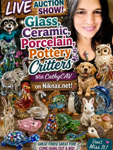 Critters!! Glass, Porcelain, Ceramic, Pottery, Etc!