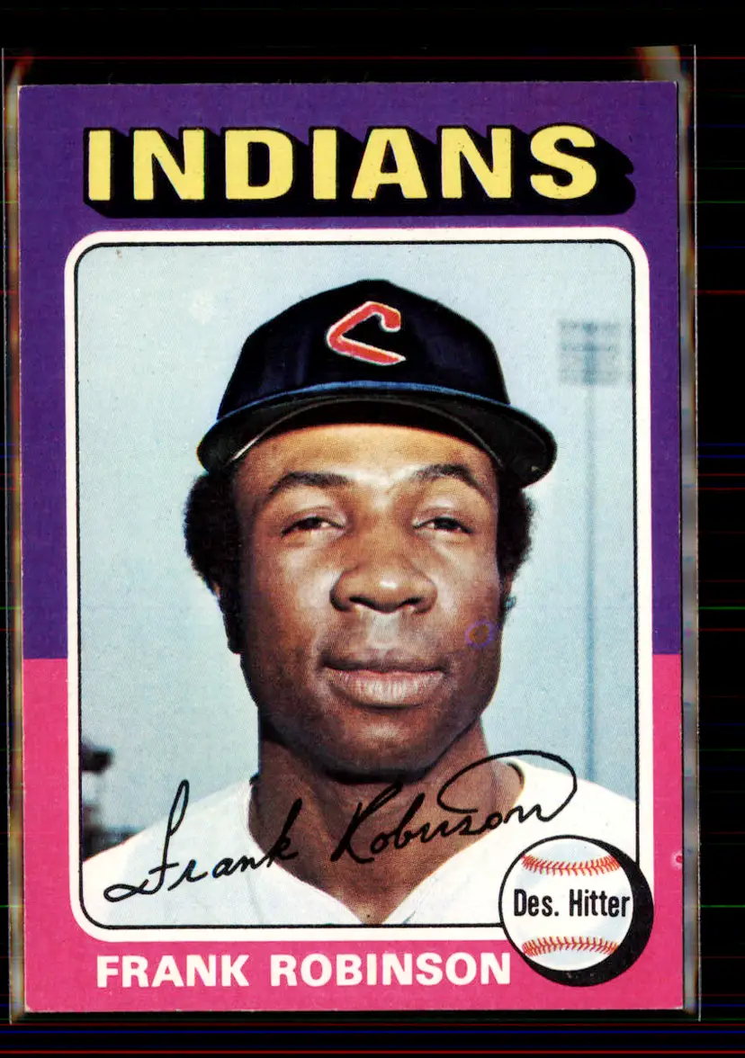 Frank Robinson 1975 Topps #580 - Cleveland Indians - (pk1-97)