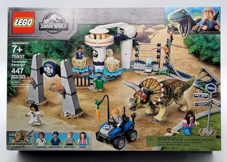 LEGO Jurassic World: Triceratops Rampage 75937, sealed set