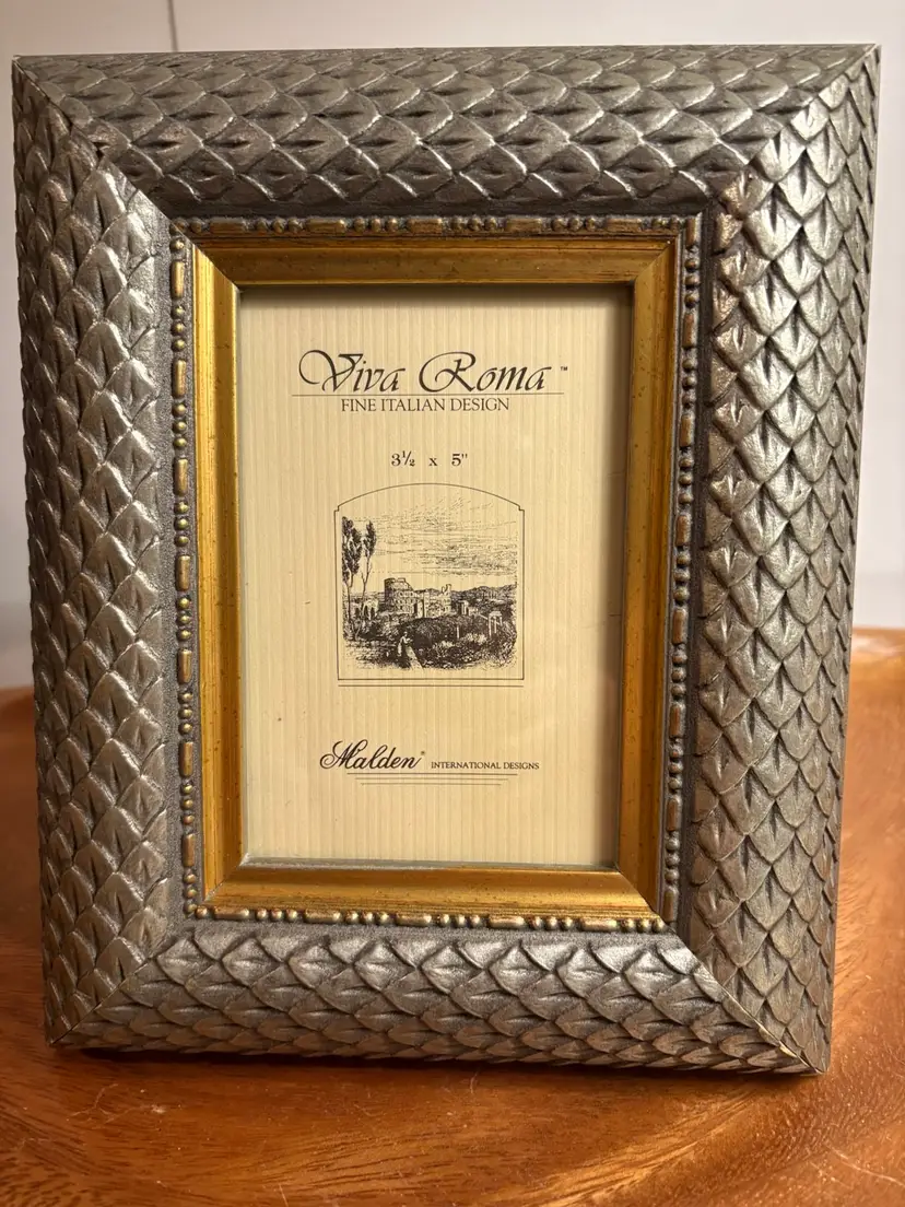 Viva Roma Italian Design Picture Frame By Malden 3 1/2 X 5