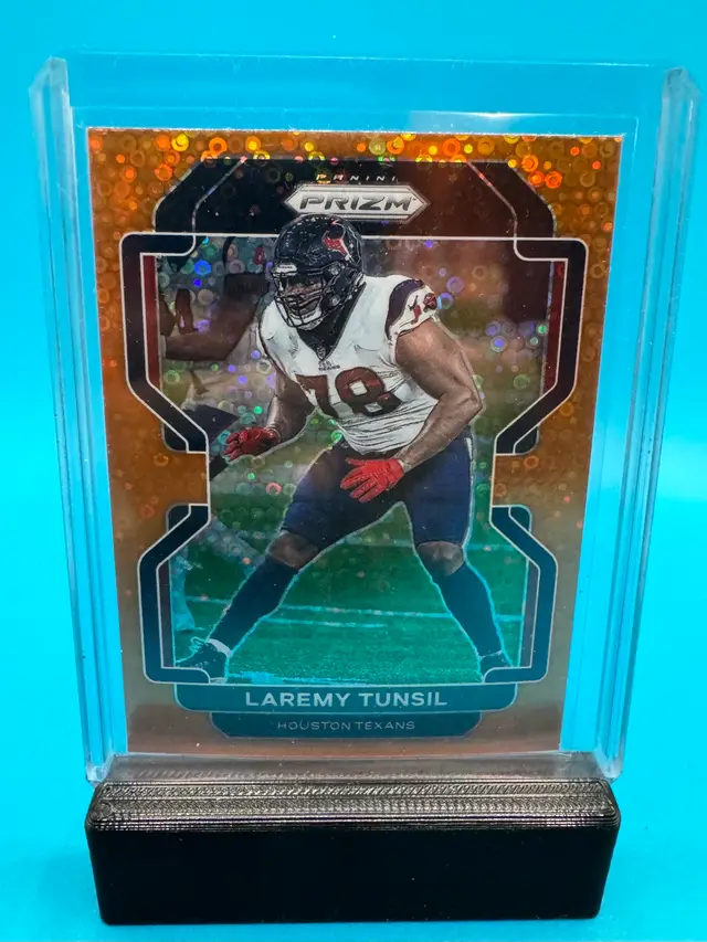 Laremy Tunsil Orange Prizm Disco Houston Texans