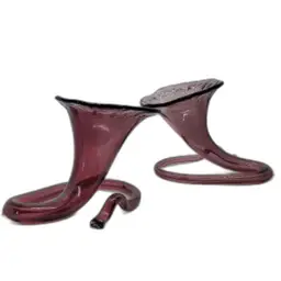 Mouth Blown Purple Bud Vases ~Vintage~ (2 in the Set)