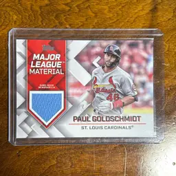 Paul Goldschmidt 2022 Topps Update Patch