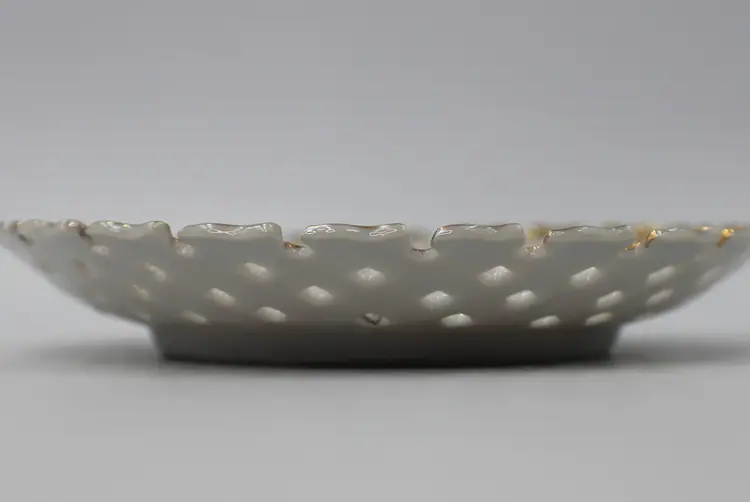 Napco China Handpainted Reticulated Teacup Lusterware Saucer Only