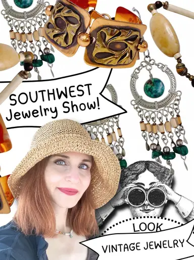 SOUTHWEST JEWELRY! Tons Of Unlisted Vintage Sterling, Gemstones, Turquoise TEX MEX!