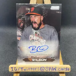 Brian Wilson 2024 Topps Stadium Club Auto San Francisco 49ers