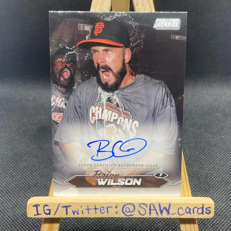 Brian Wilson 2024 Topps Stadium Club Auto San Francisco 49ers