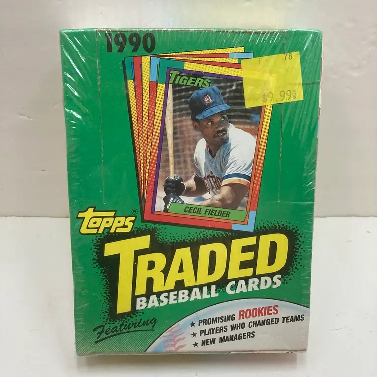 1990 Topps Traded Baseball Cards Wax Box Factory Sealed
