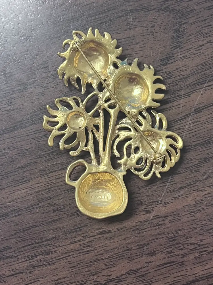 Vintage 70’s Yves Saint Laurent for Avon Brooch