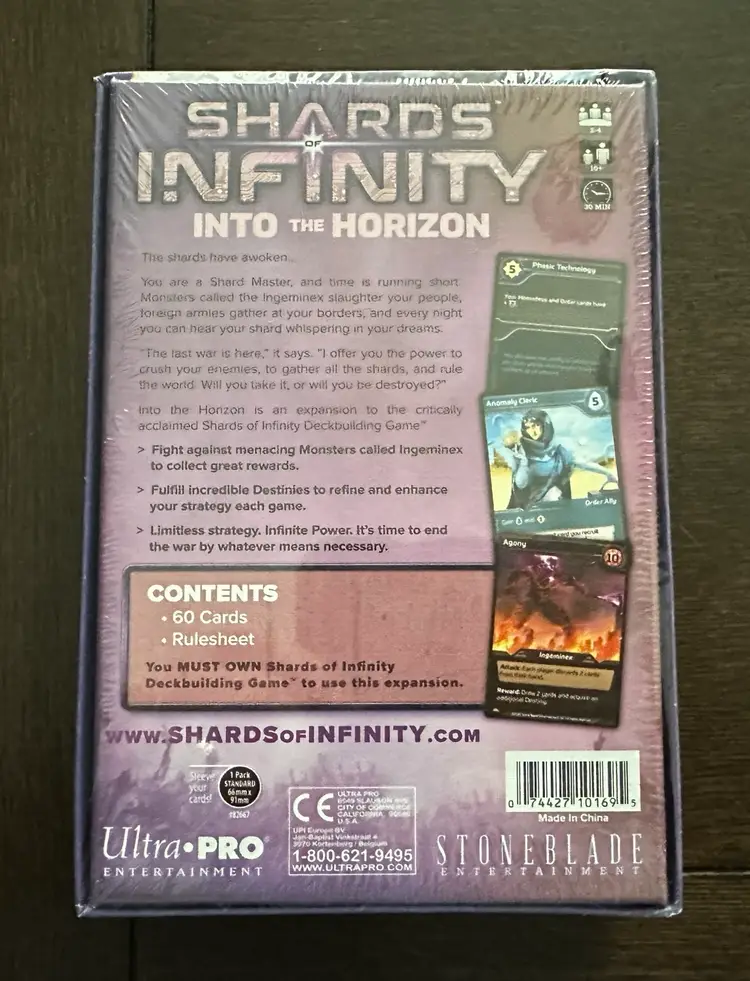 Shards of Infinity: Into the Horizon Expansion