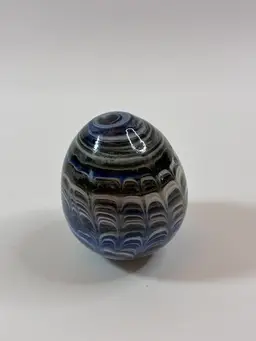 Glass Egg 2.75” X 1.75”