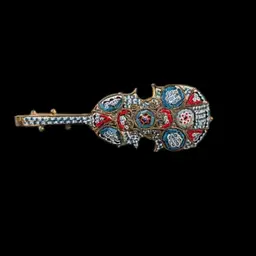 #07 - Micro Mosaic Cello Brooch