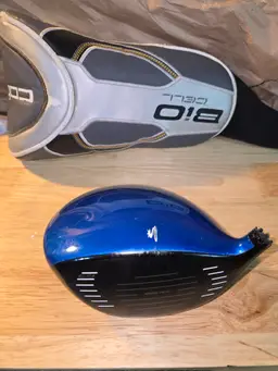 Cobra blue Bio Cell Driver Head and Headcover