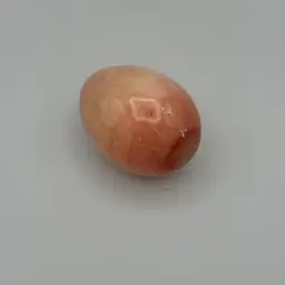 Vintage Alabaster Egg - Orange