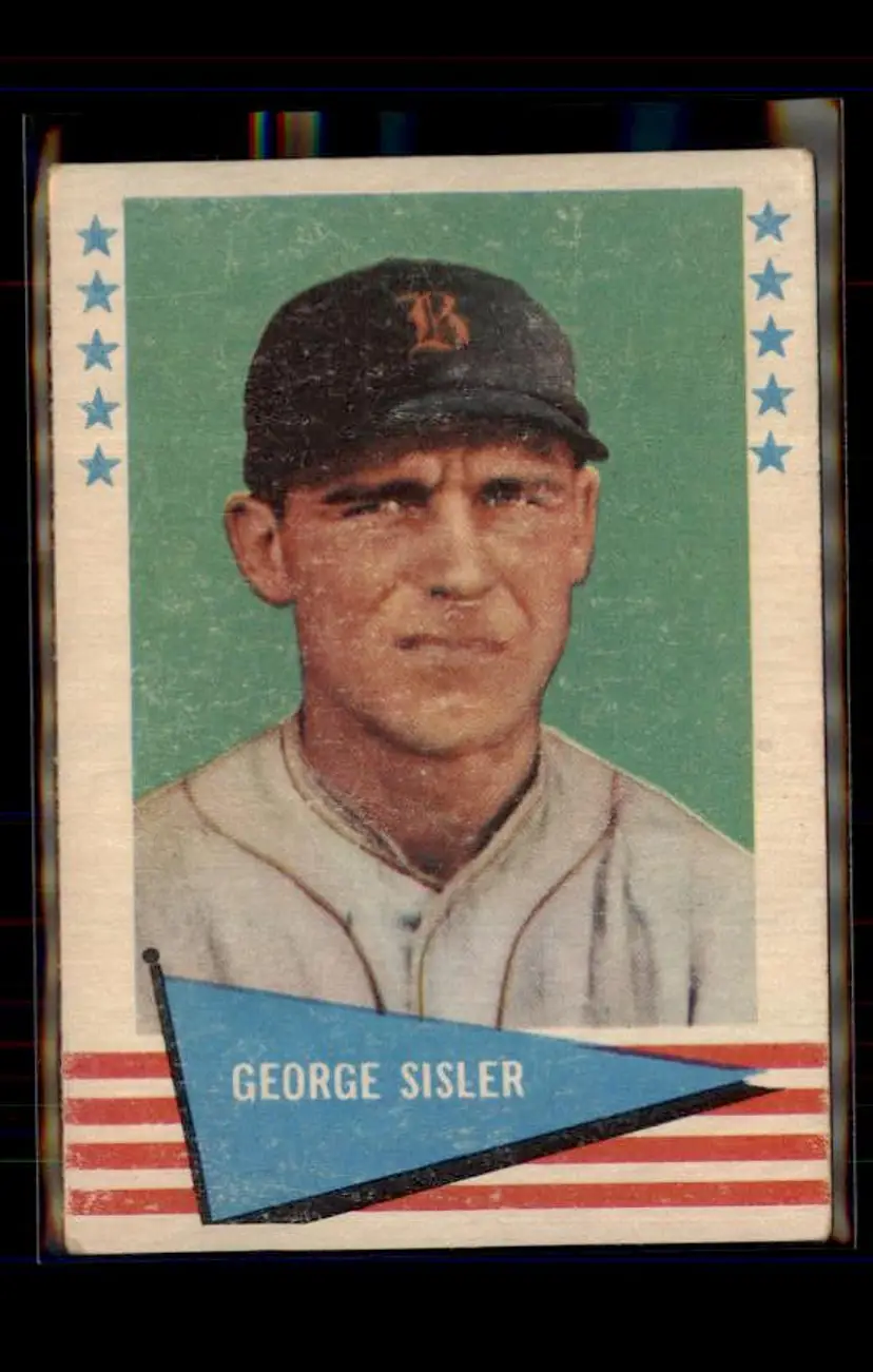 1961 Fleer Baseball Greats (F418-3) #78 George Sisler - (pk2) - St. Louis Browns