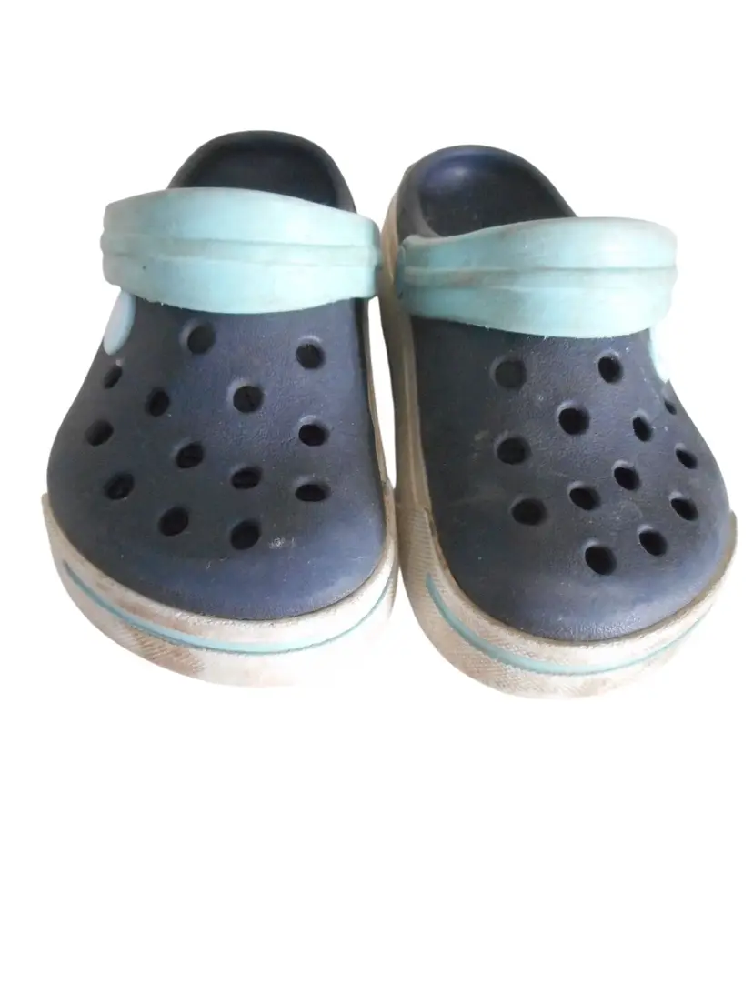 Preowned Crocs Unisex Clog Sz 8/9 Blue