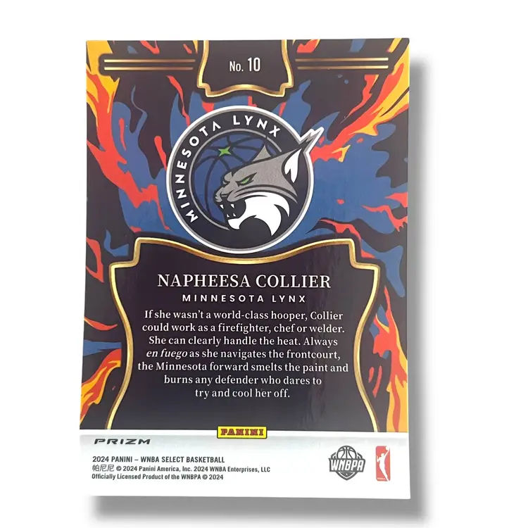 Napheesa Collier 2024 Panini Select WNBA En Fuego Flash Prizm #10