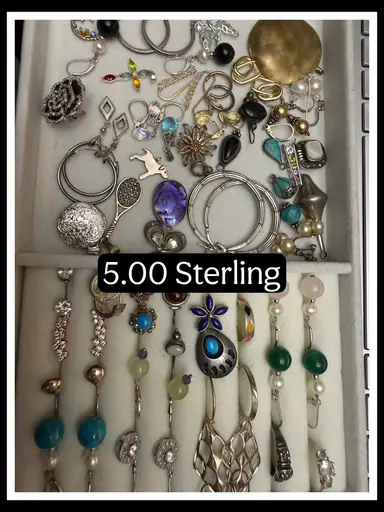 $5.00 Sterling Silver Jewelry 