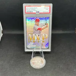 2012 Panini Prizm Bryce Harper Team MVP Silver Prizm PSA 9 Washington Nationals