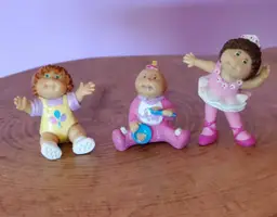 Vintage Cabbage Patch PVC Figures (set of 3)