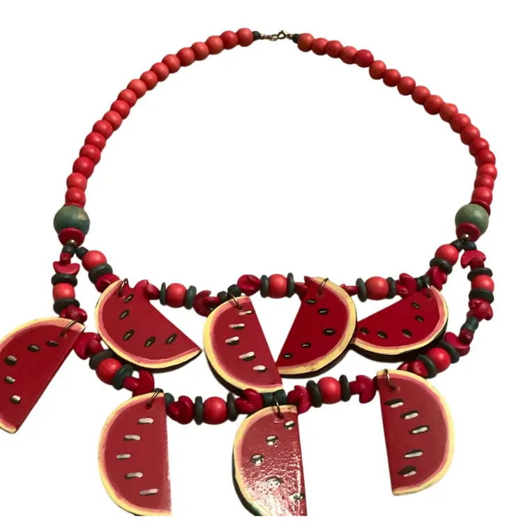 Beautiful Watermelon Necklace