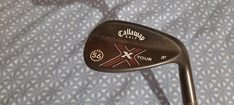 Callaway X Tour R (raw) FORGED 56* wedge with original shaft in very good condition