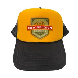 New Belgium Brewing Est ‘91 Vintage Style Black Rope Trucker Snapback by Otto