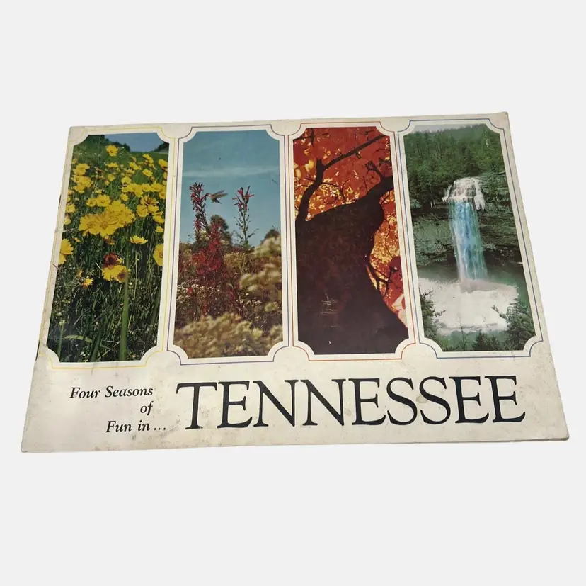 Vintage Tennessee Tourism Booklet circa 1967 to 1971 Four Seasons of Fun