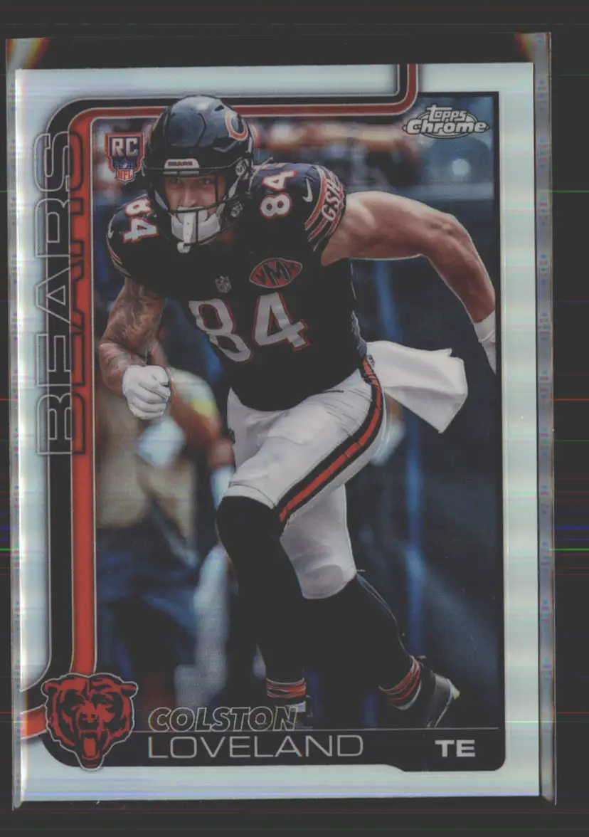 Colston Loveland 2025 Topps Chrome Refractor #345 - (142) - Chicago Bears