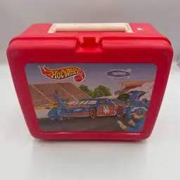 90s Hot Wheels Lunch Box