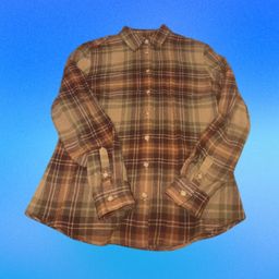 House of Bruar Plaid Long Sleeve Button Shirt Size 10