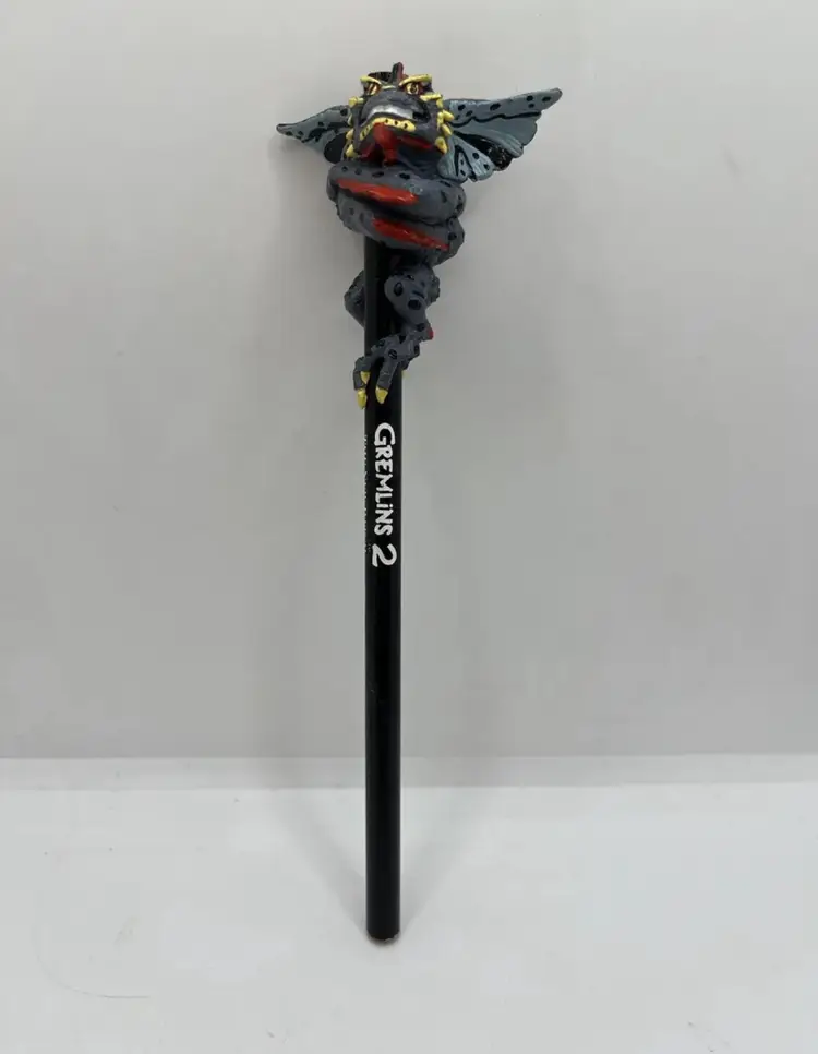 VINTAGE 1990 NEW GREMLINS 2 THE NEW BATCH PENCIL APPLAUSE GIZMO STRIPE FIGURE