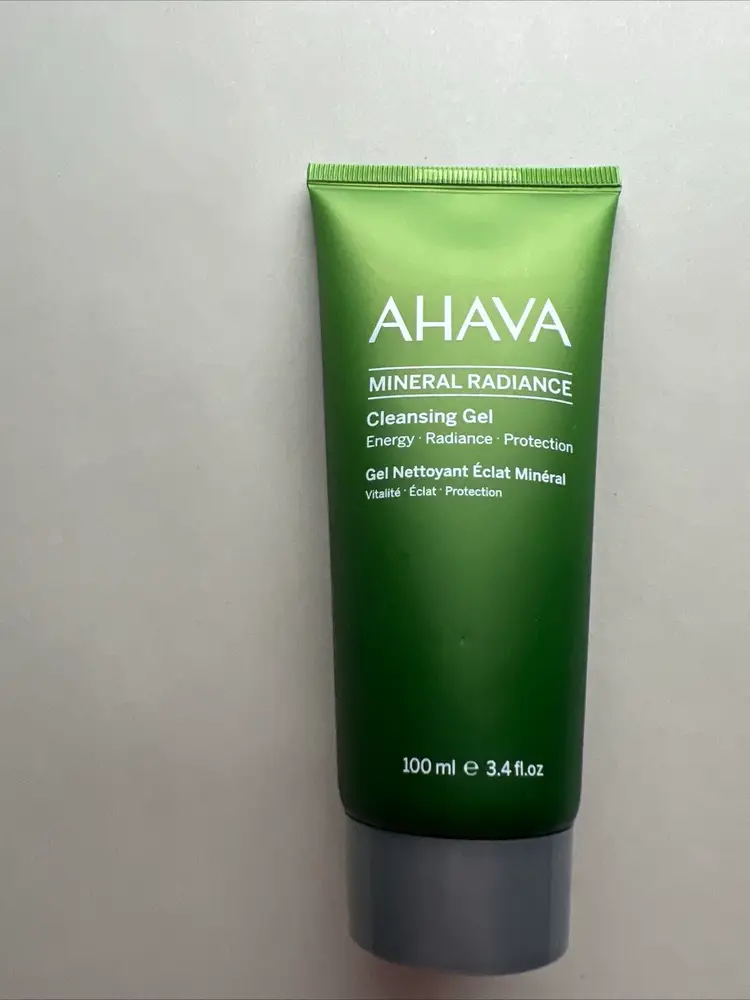 AHAVA Mineral Radiance Cleansing Gel, 3.4 Fl Oz New Sealed Fab Fit Fun Face