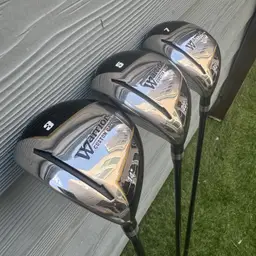 Warrior Custom Golf Woods Set 3, 5, 7 (14°, 20°, 23°) - Mint Condition LEFT HAND