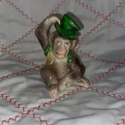 Vintage Monkey Single Shaker Figurine 3” Japan