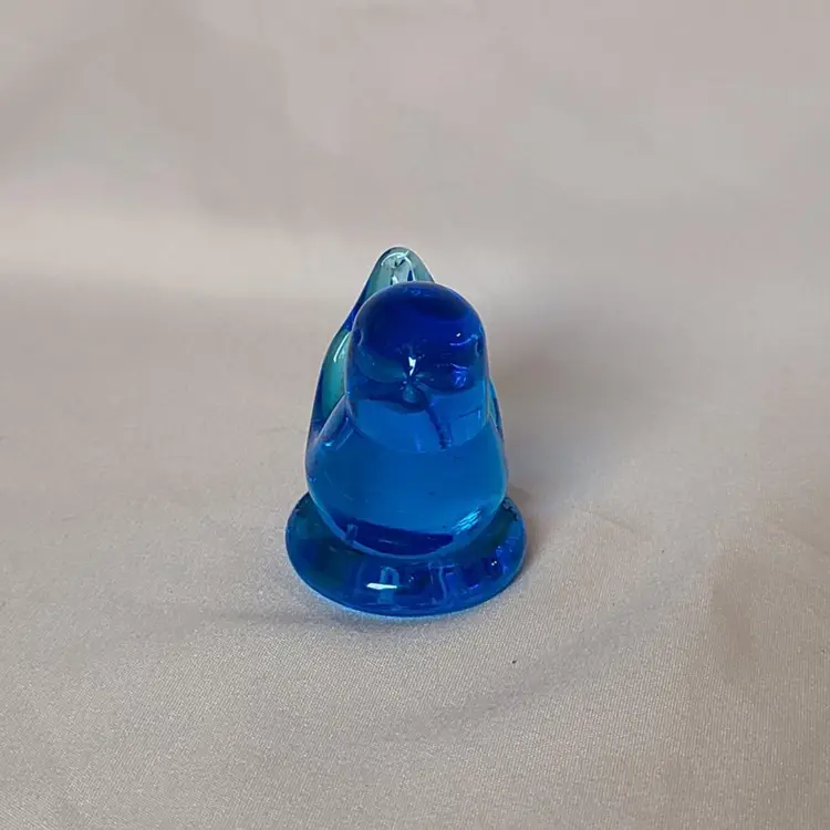 Bluebird Of Happiness Leo Ward 1996 Artist Signed Aet Glass Paperweight Figurine