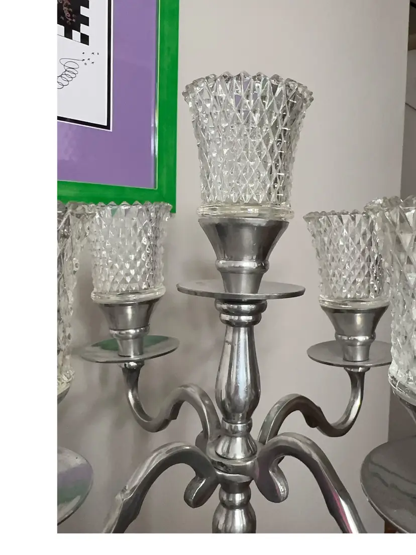 Vintage Clear Glass Votive Cups