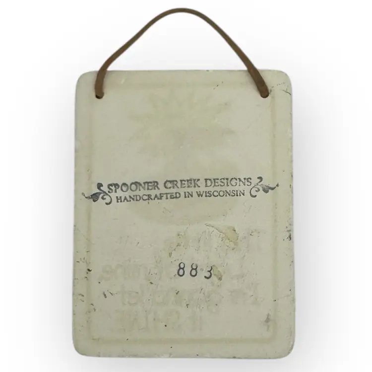 Mini Ceramic Wall Hanging “This Little Light Of Mine, I’m Gonna Let It Shine”