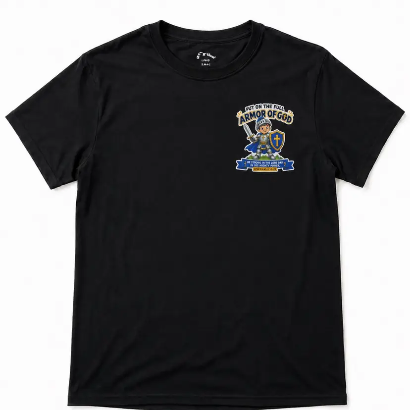 Custom Full Color Logo T-Shirt 4”x4” Left Chest Business Shirt Company Team Event Tee