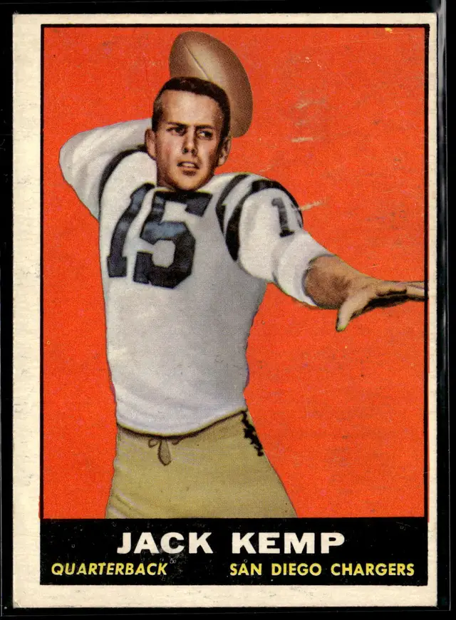 #163 Jack Kemp 1961 Topps #166 *LIVE AUCTION*