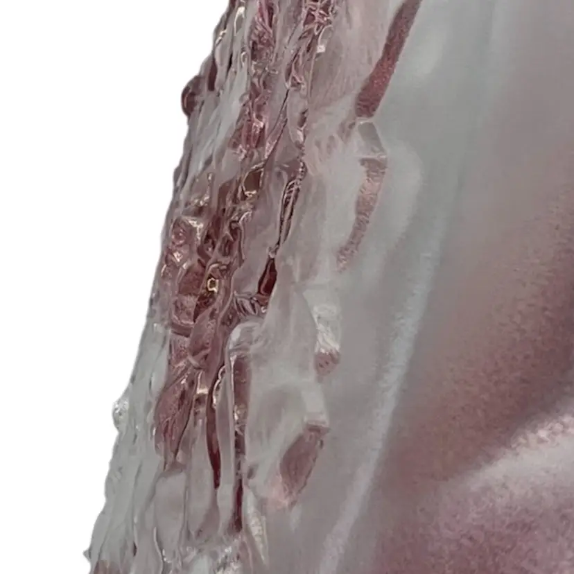 Mikasa Pink Rosella Walther Fluted Platter VTG