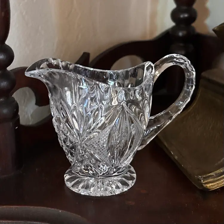 Vintage Toscany Germany Crystal Creamer